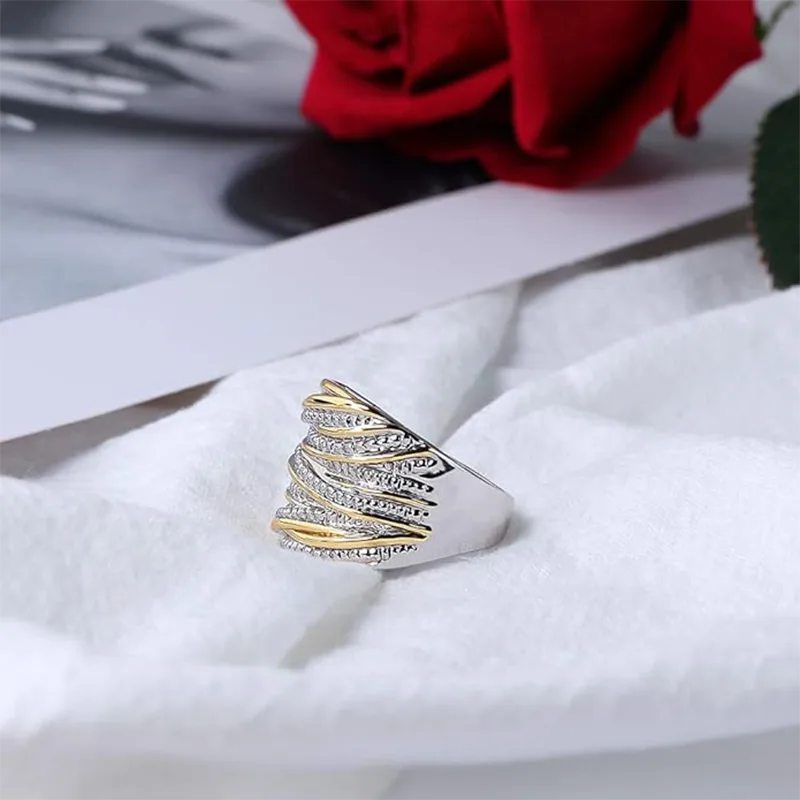 Pierścionek ze stopu kobiet