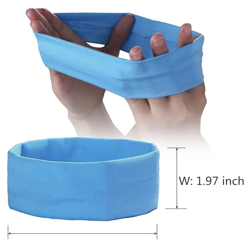 Elastic Paint Color Headbands