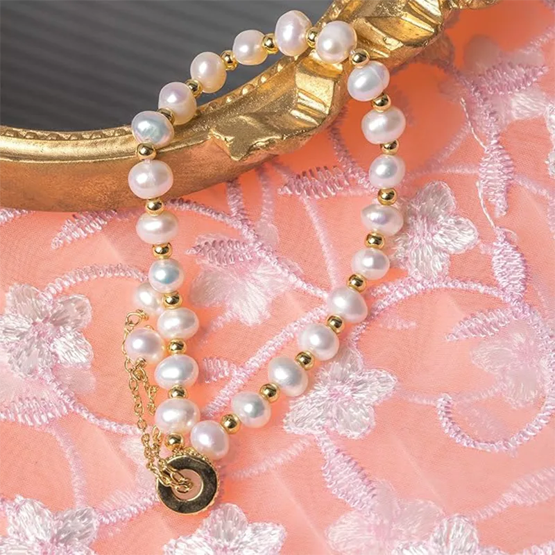 Damskie bransoletki ze stopu pereł